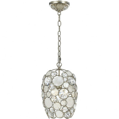 Palla 1 Light Small Pendant by Crystorama - 523-sa