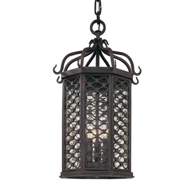 Los Olivos 3 Light Outdoor Hanging Lantern 11.63 x 20 Inches by Troy - F2377-TRN