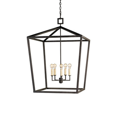 Denison 5 Light Large Chandelier by Currey Company - 9000-5DEN