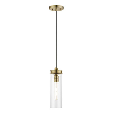 Devoe 1 Light Mini Pendant by Livex - 41236