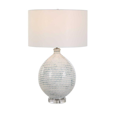Clary 1 Light Horizontally Striped Table Lamp 26.5 Inch Tall by Uttermost - 30680