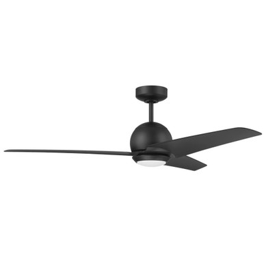 Nate 3 Blade Ceiling Fan with Light Kit 52 Inches Wide by Craftmade - NTE52