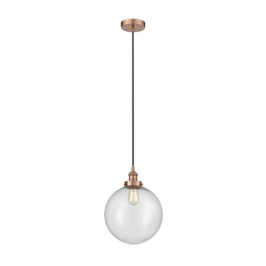 Beacon 1 Light Medium Pendant 15.5 Inch Tall by Innovations - 616-1PH-G20-12