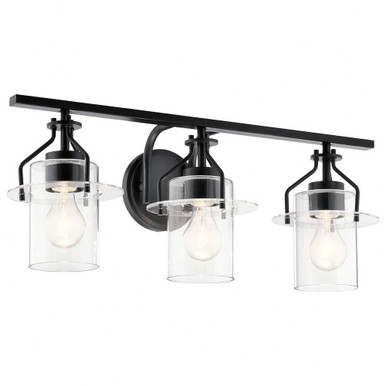 Everett 3 Light Bath Vanity 9.5 x 24 Inches by Kichler - 55079