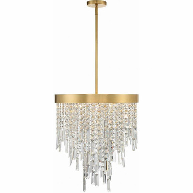 Winfield 5 Light Small Chandelier by Crystorama - WIN-215-GA-CL-MWP