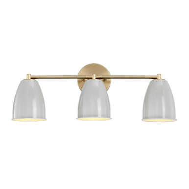 Biba 3 Light Bath Vanity 9 Inch Tall and 24 Inch Wide by Designers Fountain - BIBA-3B