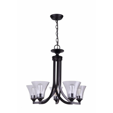 Canarm 5 Light Medium Classic Chandelier by Canarm - ICH587A05ORB-RG