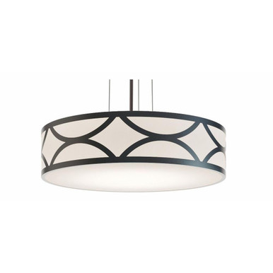 Lake 42W 1 LED Large Pendant 24 Inch Wide by AFX - LAKP24LAJUD