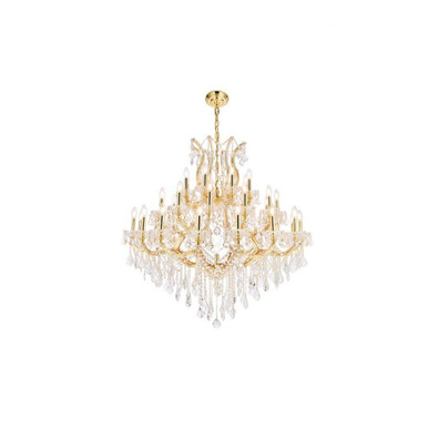 Maria Theresa 37 Light Oversized Chandelier by Elegant 2800G44 - 2800G44