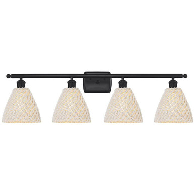 Bristol Natural 4 Light Bath Vanity 10.5 Inch X 37.5 Inch by Innovations - 516-4W-NBD-75