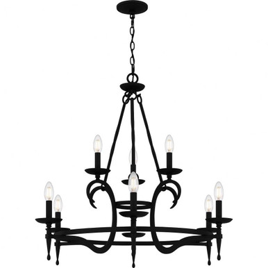 Octavia 9 Light Large Chandelier by Quoizel - OCA5032EK