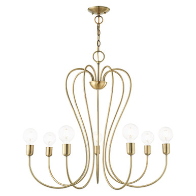 Lucerne 7 Light Large Chandelier by Livex - 41367