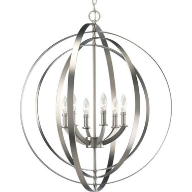 Equinox 6 Light Large Pendant by Progress - P3889
