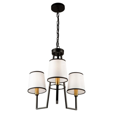 Coco 3 Light Small Chandelier by Artcraft - SC13343BK