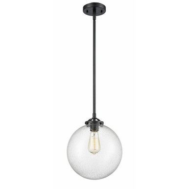 Beacon 1 Light Small Stem Hung Pendant 10 Inch Wide by Innovations - 284-1S-G20-10