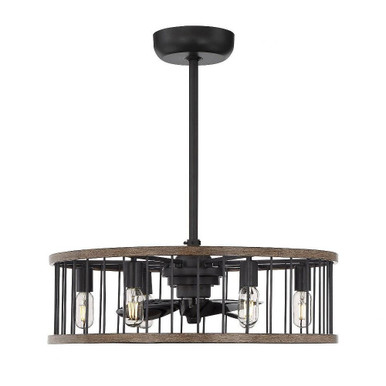 Kona 36W 6 LED Fandelier 26 inches wide by Savoy House - 26-9472-FD-133
