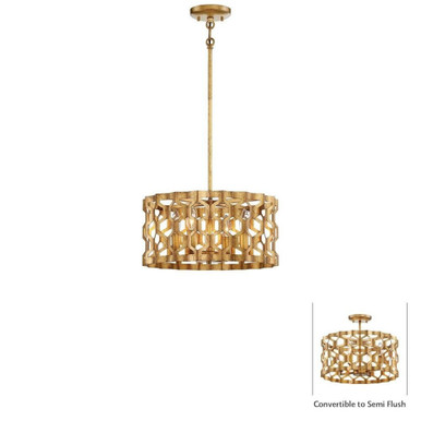 Coronade 4 Light Large Pendant by Minka Metropolitan N6772-293 - N6772-293