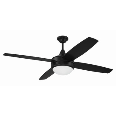 Phaze II 4 Blade Ceiling Fan with Light Kit 52 Inch Wide by Craftmade - PHZ52-4