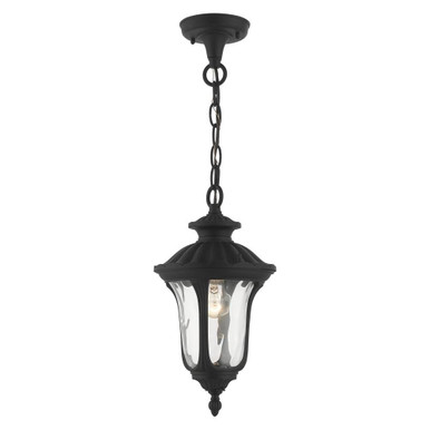 Oxford One Light Small Outdoor Pendant by Livex - 7849-14