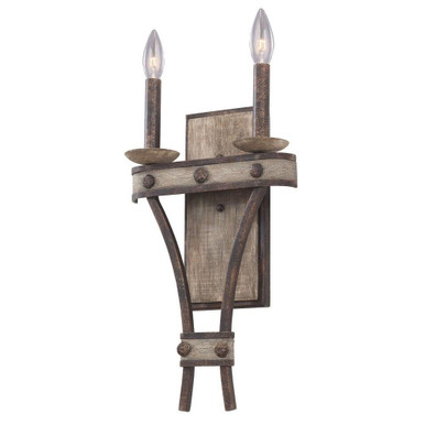 Coronado 2 Light Wall Sconce by Kalco - 7042FG
