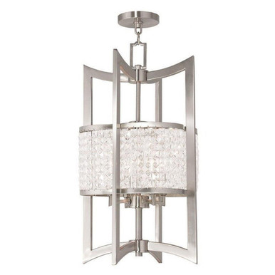 Grammercy 4 Light Medium Pendant 26 Inch Tall by Livex - 50567