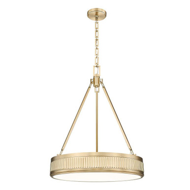 Quinn 24W 3 LED Pendant 27.75 Inch Tall and 22 Inch Wide by Z Lite - 3046P22