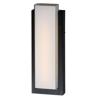 Tower 22W 1 LED Outdoor Wall Mount by ET2 - E30186-01BK