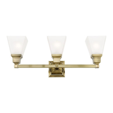 Mission 3 Light Vanity Light by Livex - 1033