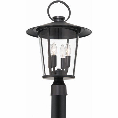 Andover 4 Light Outdoor Post Lantern 20.5 x 14.5 Inches by Crystorama - AND-9209-CL-MK