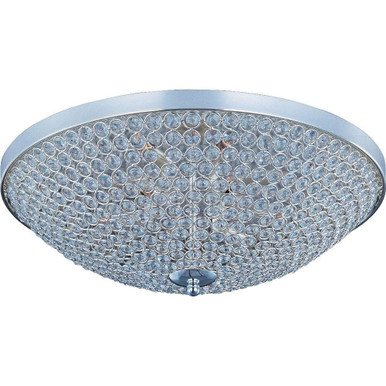 Glimmer 9 Light 22 Inch Wide Crystal Flush Mount by Maxim - 39873BCPS