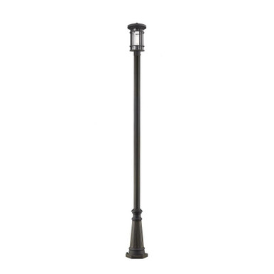 Jordan 1 Light Outdoor Post Mount Lantern 12.5 x 108.5 Inch by Z-Lite - 570PHM-519P-ORB