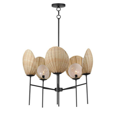 Maldives 5 Light Medium Chandelier by Maxim - 12605NABK