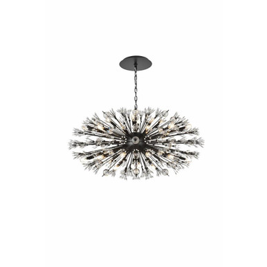 Vera 38 Light Pendant 26 Inch Tall and 25 Inch Wide by Elegant - 2550D48