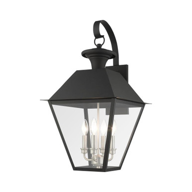 Wentworth Four Light Outdoor Wall Lantern by Livex - 27222-04