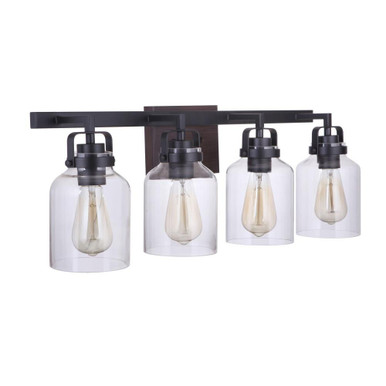 Foxwood 4 Light Vanity Light by Craftmade - 53604