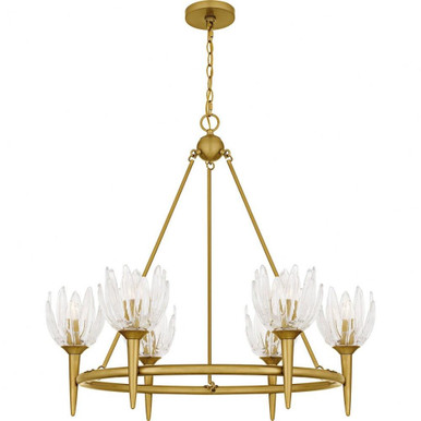 Shea 6 Light Chandelier 30 Inch Tall and 31 Inch Wide by Quoizel - SHA5032