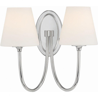 Juno 2 Light Candle Style Wall Sconce by Crystorama - JUN-10322
