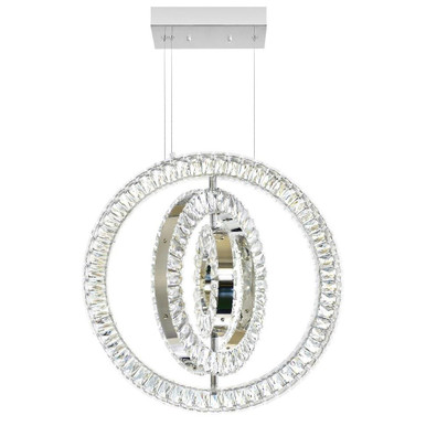 Celina LED Light Mini Crystal Chandelier by CWI - 1046P20-3-601