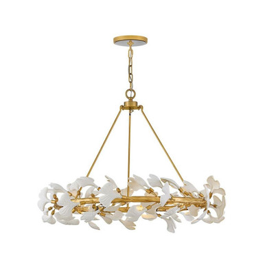 Audra 30W 6 LED Large Ring Chandelier 36 Inch Wide by Fredrick Ramond  - FR41934DG