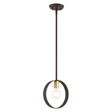 Modesto 1 Light Mini Pendant by Livex - 46411