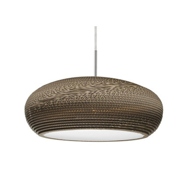 Venus 9W 1 LED Cord Pendant 17.75 Inches Wide by 7.5 Inches High by Besa - 1JT-VENUS