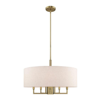 Meridian 5 Light Medium Chandelier by Livex - 42605