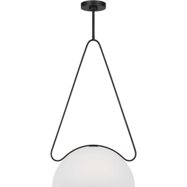 Nido 1 Light Medium Pendant by Visual Comfort Studio - KP1161MBK