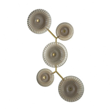 Birmingham 40W 5 LED Wall Sconce 40.25 Inch and 20.75 Inch Wide by Corbett - 512-05-VPB