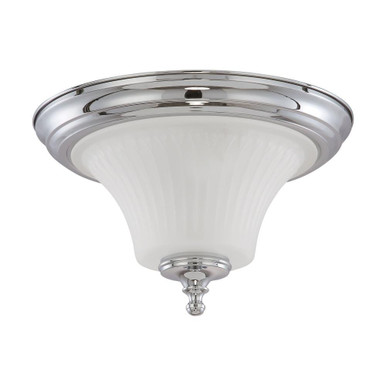 Teller 2 Light 13.25 Inch Wide Flush Mount by Nuvo - 60/4271