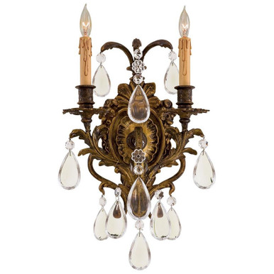 2 Light Wall Sconce 15.75 Inch Tall by Minka Metropolitan - N2414