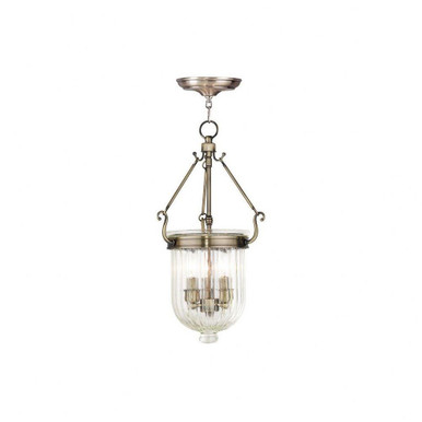 Coventry 3 Light 10 Inch Wide Flush Mount by Livex - 50514-35