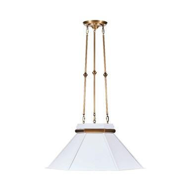 Mood Swings 1 Light Haxagonal Pendant 15 Inch and 32 Inch Wide By Varaluz - 540P01B