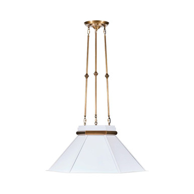 Mood Swings 1 Light Haxagonal Pendant 15 Inch and 32 Inch Wide By Varaluz - 540P01B