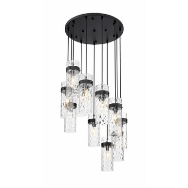 Fontaine 11 Light Chandelier 15 Inch Tall and 26.25 Inch Wide By Z-Lite - 7002P5-11R